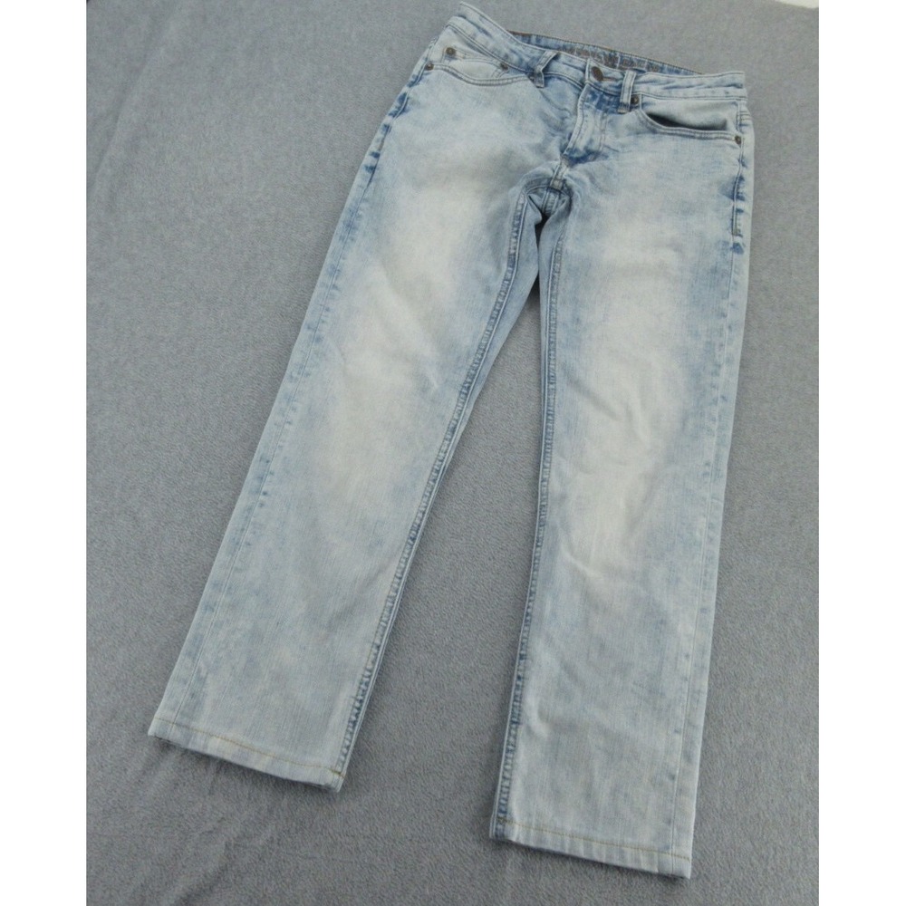 American Eagle Mens Jeans Slim Straight Light Wash Active Flex 28x30